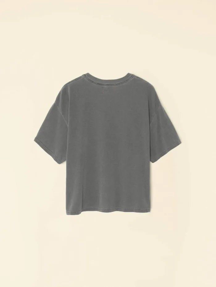 Xirena Vintage Black Palmer Tee Women Sweats and Tees