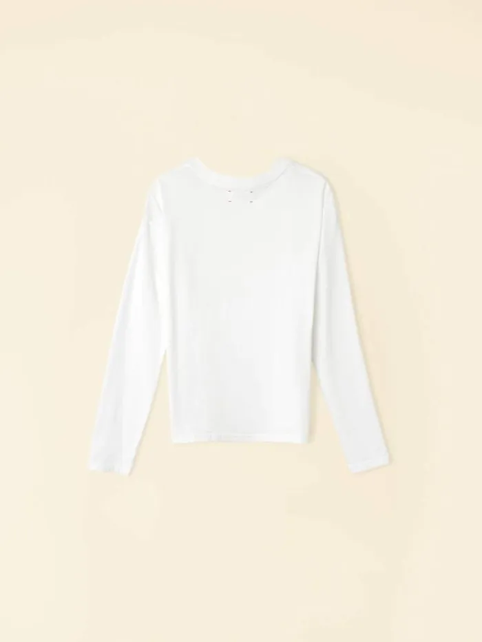 Xirena White Nico Tee Women Sweats and Tees