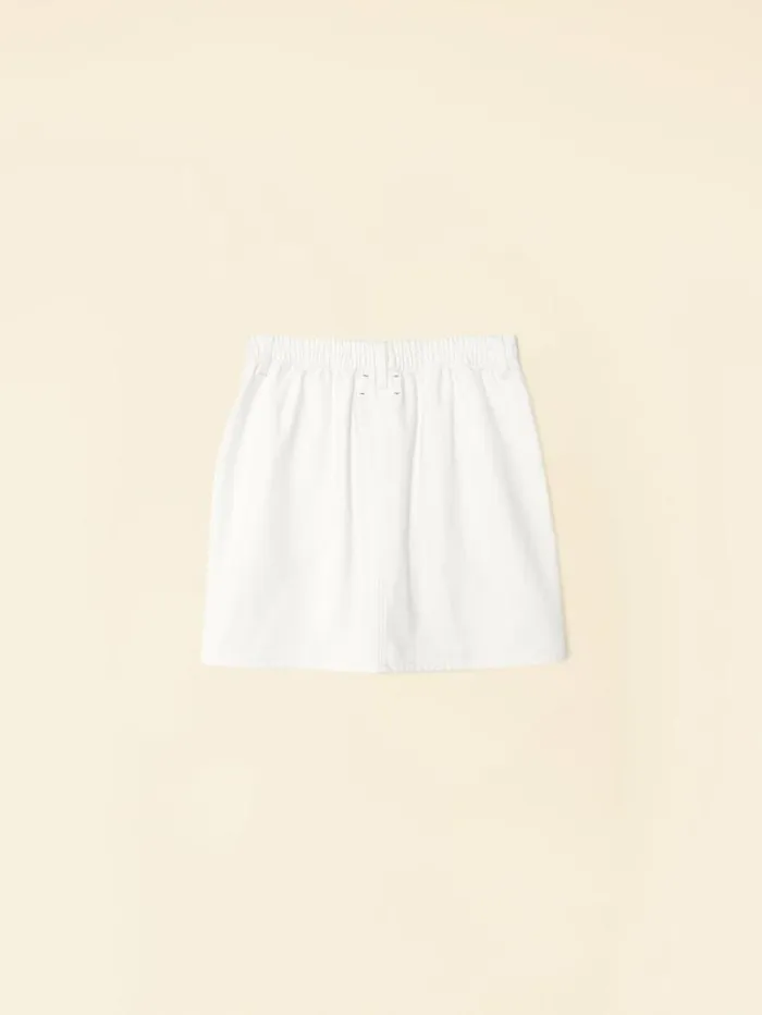 Xirena White Sydelle Denim Skirt Women Skirts