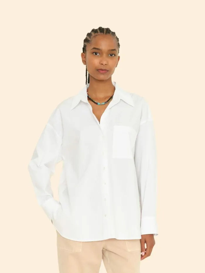 Xirena White Sydney Crisp Shirt Women Shirts