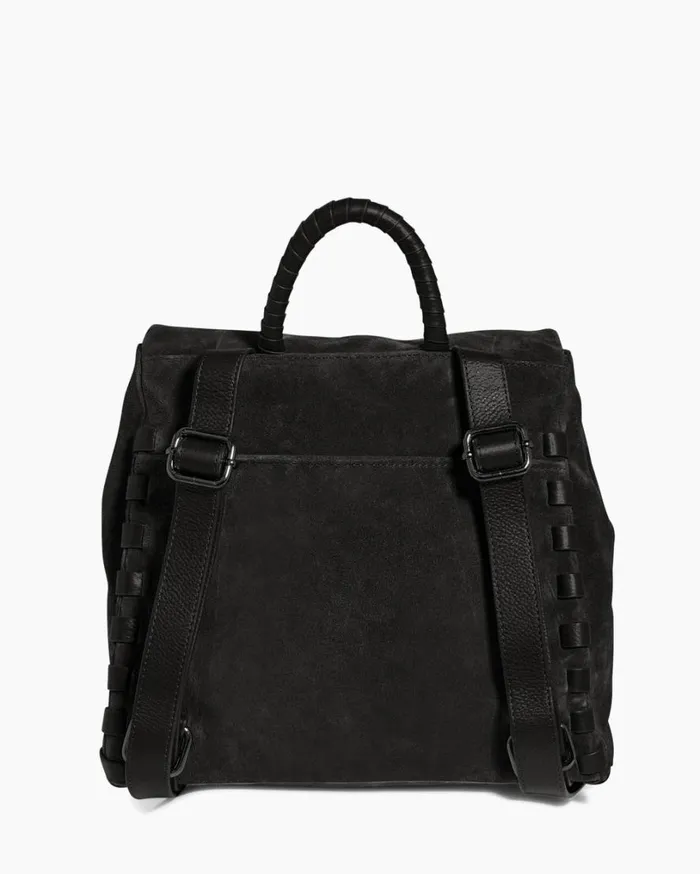 Zen Backpack Black Suede Women Aimee Kestenberg Backpacks